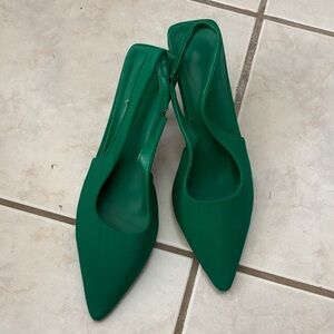 Elegant Green Women's Shoes